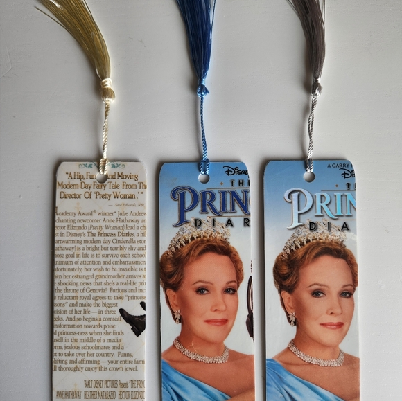 3 Princess Diaries Bookmarks Made With Real Dvd Inserts Millenial Y2K Nostalgia - Picture 9 of 9